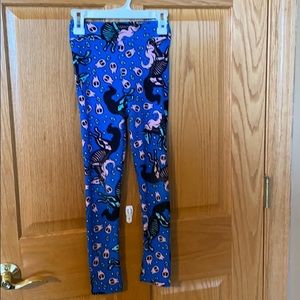 LulaRoe youth Halloween unicorn skeleton legging